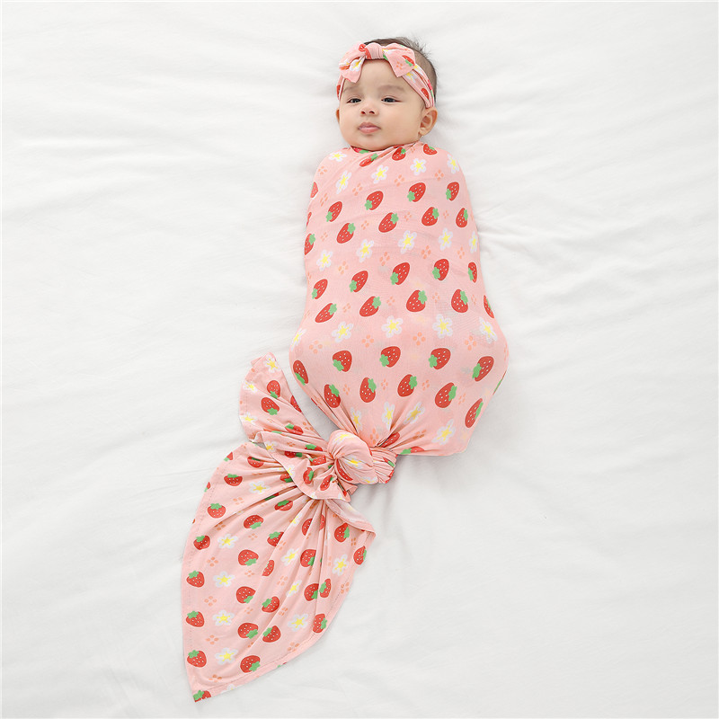 Strawberry 2024 swaddle blanket