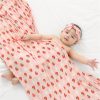 Strawberry Sweetie Swaddle Blanket and Headband Set