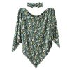 Herbivore Swaddle Blanket and Headband Set