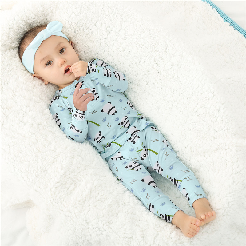 Precious Panda Two-Pieces Pajama Set - LittleJamJams & Baby Products