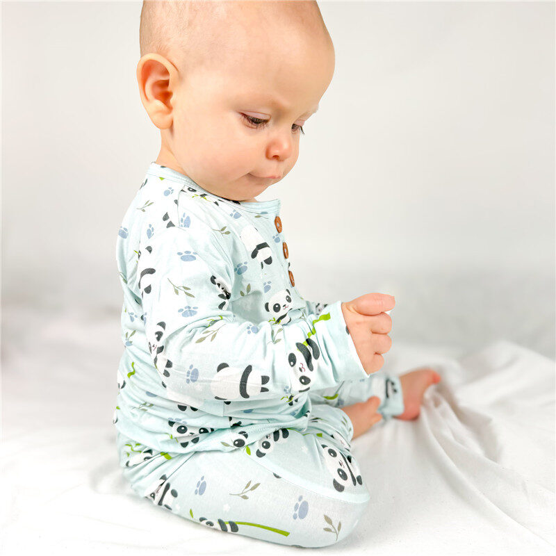Precious Panda Two-Pieces Pajama Set
