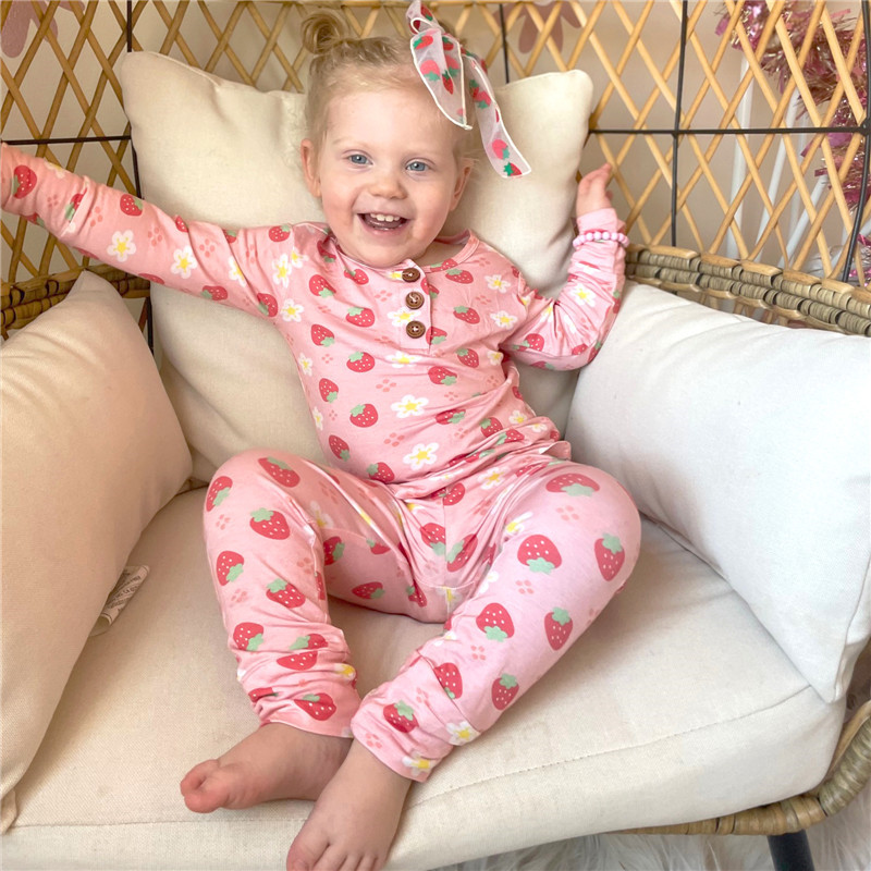 Strawberry Sweetie Two-Pieces Pajama Set - LittleJamJams & Baby 