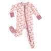 Unicorn Fancy Mittens Cuff Footie Baby Rompers Pajamas