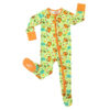 Jungle Cub Mittens Cuff Footie Baby Rompers Pajamas